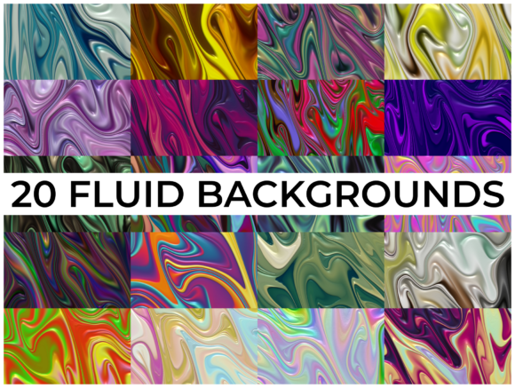 20 Fluid Backgrounds: A Digital Toolkit for Modern Creators
