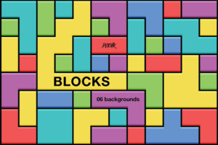 Elevate Your Visuals with Colorful Blocks Backgrounds