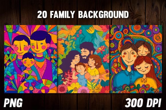 Family Backgrounds for Covers: Designing with Heart