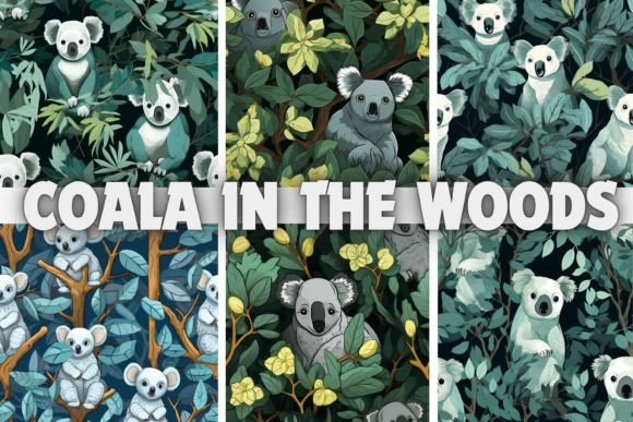 Koala in the Woods Backgrounds: A Visual Retreat for Creatives