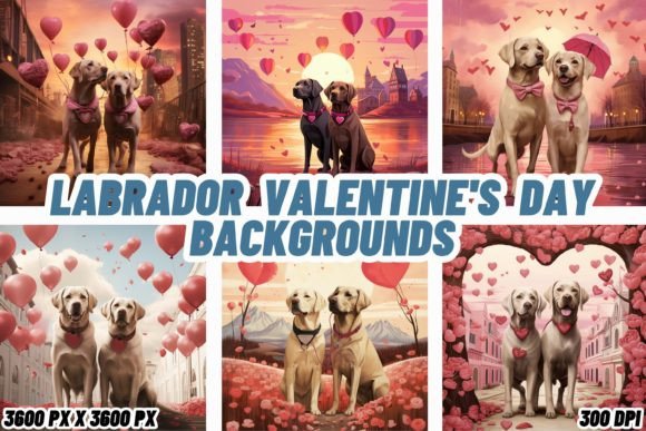 Labrador Valentine's Day Backgrounds: A Designer's Guide