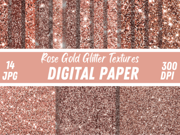 Rose Gold Glitter Backgrounds Patterns: Elevate Your Creative Projects