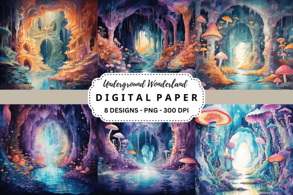 Underground Wonderland Backgrounds: A Creative Toolkit