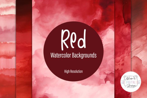 Unveiling the Red Watercolor Backgrounds Collection